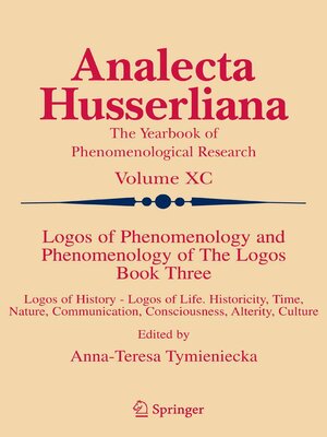 cover image of Logos of Phenomenology and Phenomenology of the Logos. Book Three